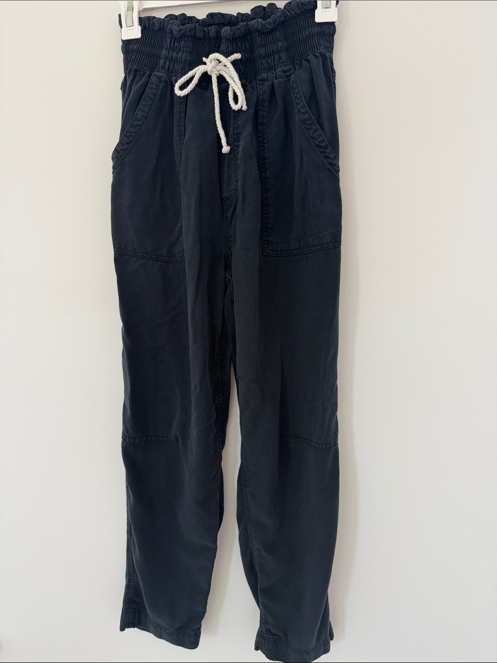 H&M Straight-Leg Drawstring Waist Pants Size XS
